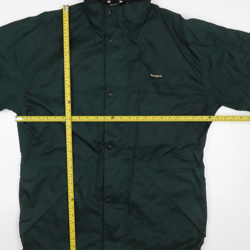 Peter Storm Men's Green Waterproof Parka Jacket Size M Outdoor Coat