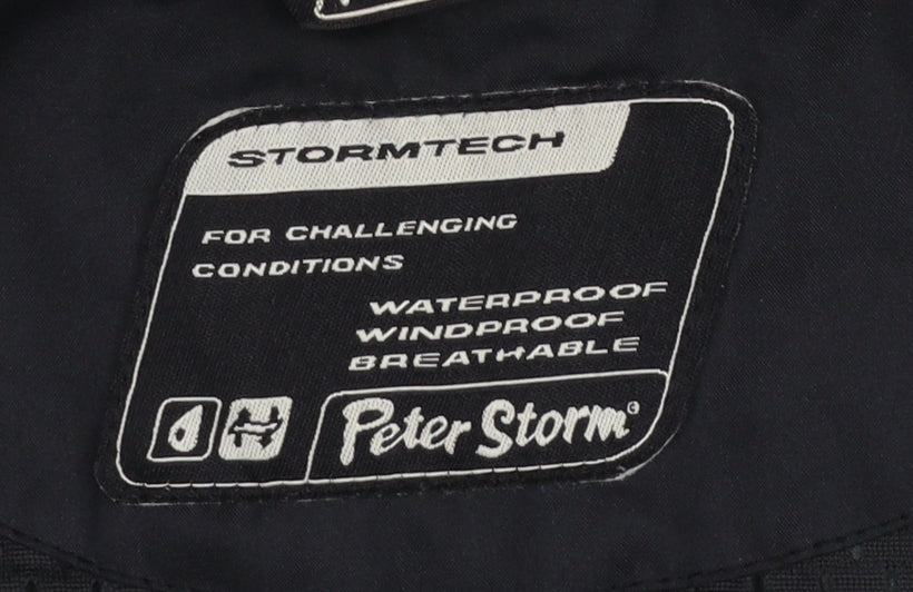 Peter Storm Men's Green Waterproof Parka Jacket Size M Outdoor Coat