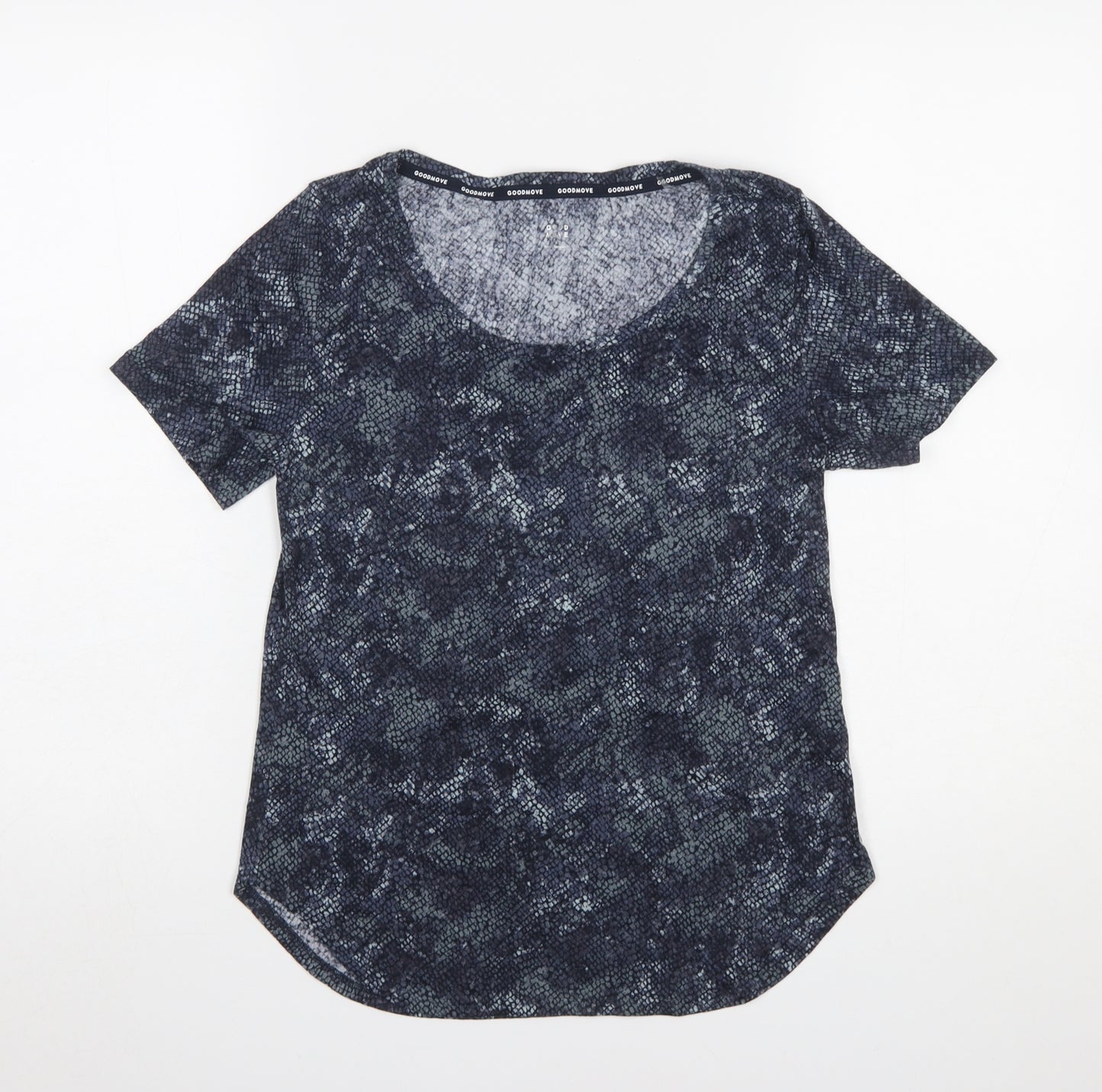 Marks and Spencer Goodmove Women’s Blue Animal Print Active T-Shirt Size 8