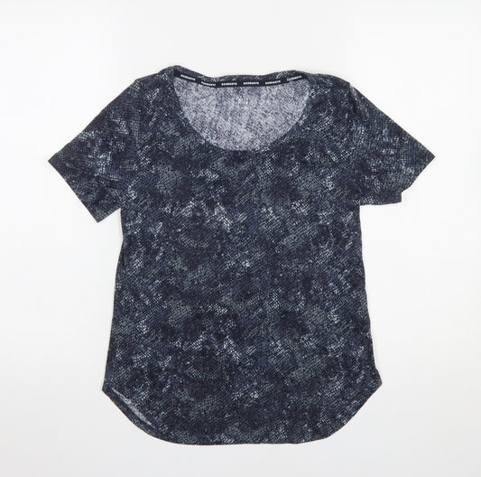 Marks and Spencer Goodmove Women’s Blue Animal Print Active T-Shirt Size 8