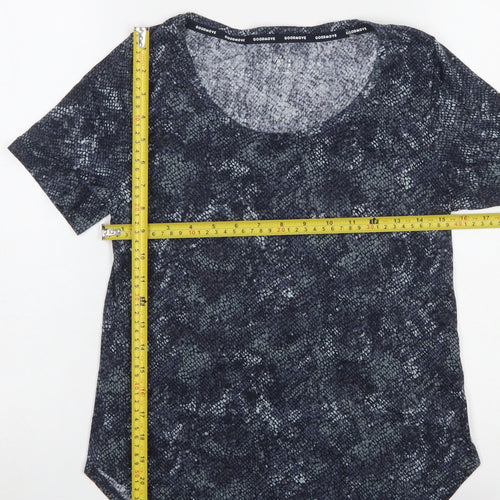 Marks and Spencer Goodmove Women’s Blue Animal Print Active T-Shirt Size 8