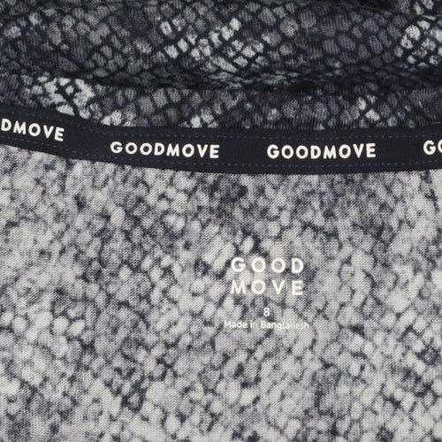 Marks and Spencer Goodmove Women’s Blue Animal Print Active T-Shirt Size 8