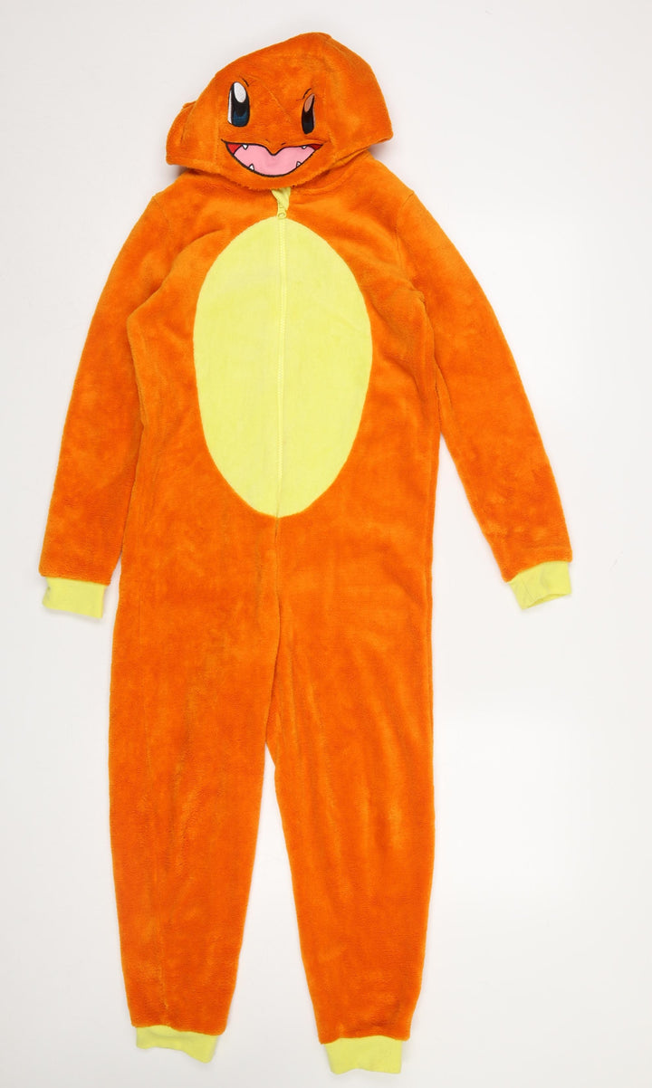 Pokémon Boys Orange Charmander Fleece One Piece Onesie 9-10 Years