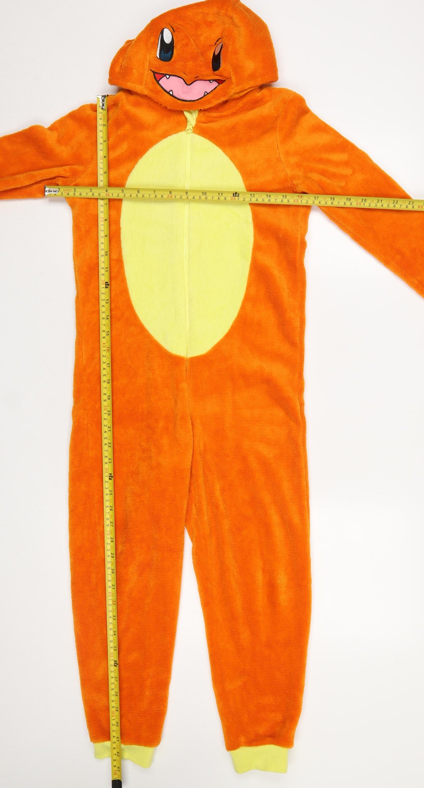 Pokémon Boys Orange Charmander Fleece One Piece Onesie 9-10 Years
