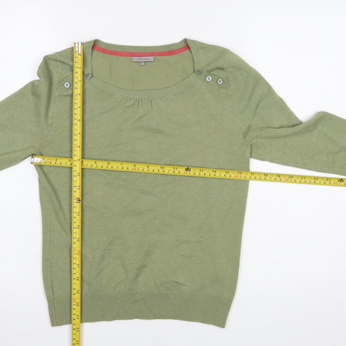 John Lewis Women’s Green Size 12 Scoop Neck Lightweight Jumper