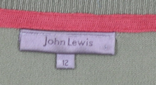 John Lewis Women’s Green Size 12 Scoop Neck Lightweight Jumper