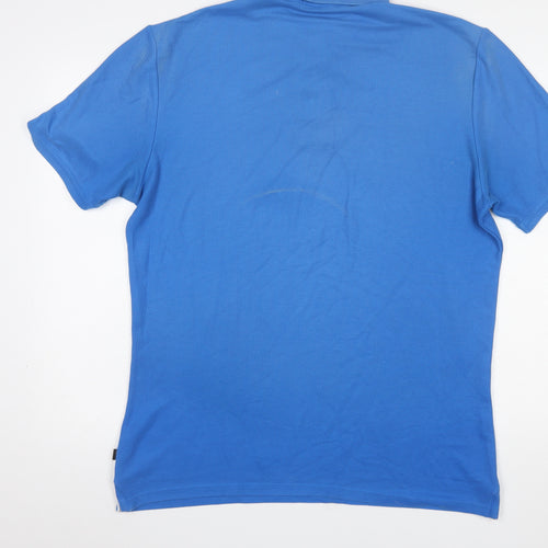 Calvin Klein Golf Blue Men’s XL Slim Fit Cotton Polo Shirt