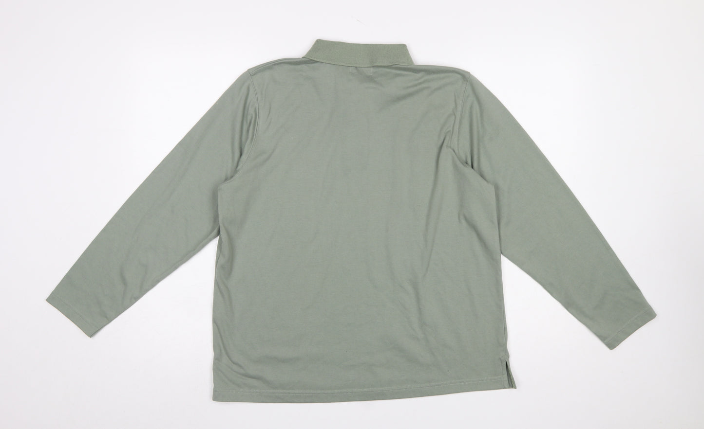 Bonmarché Women’s Green Long Sleeve Collared Polo Shirt Size S