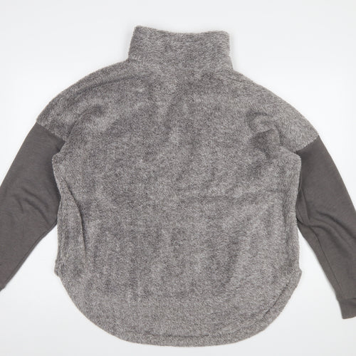 Z by Zella Women’s Grey 1/4 Zip Fleece Pullover Sweatshirt XL