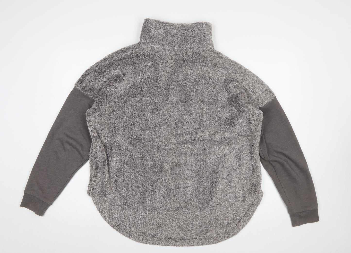 Z by Zella Women’s Grey 1/4 Zip Fleece Pullover Sweatshirt XL