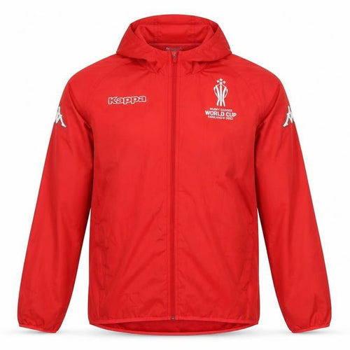 Kappa Men’s Red Rugby League World Cup 2021 Windbreaker Jacket Size S