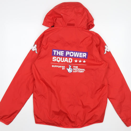 Kappa Men’s Red Rugby League World Cup 2021 Windbreaker Jacket Size S