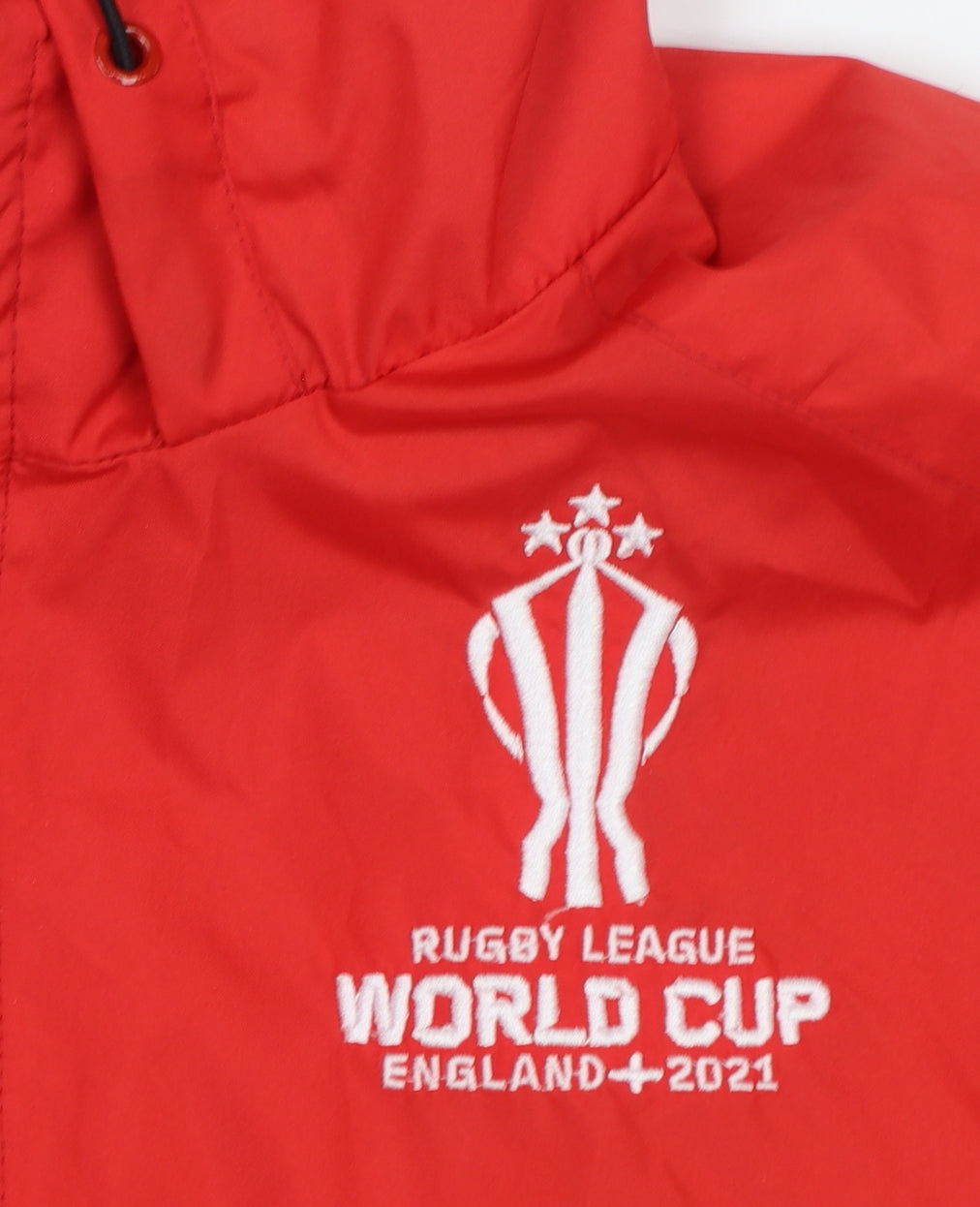 Kappa Men’s Red Rugby League World Cup 2021 Windbreaker Jacket Size S