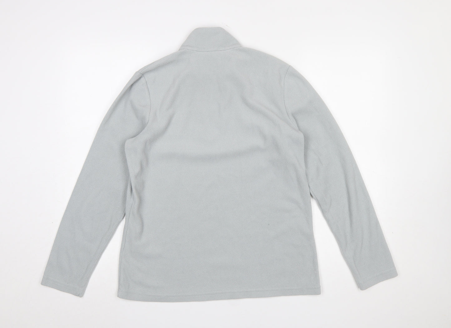 Regatta Great Outdoors Women Grey 1/2 Zip Fleece Sweatshirt UK 12