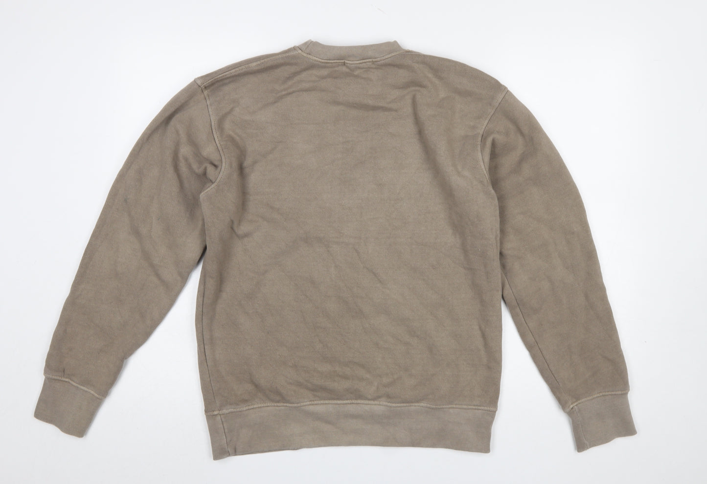 PrettyLittleThing Women Beige New York Downtown Sweatshirt Size S