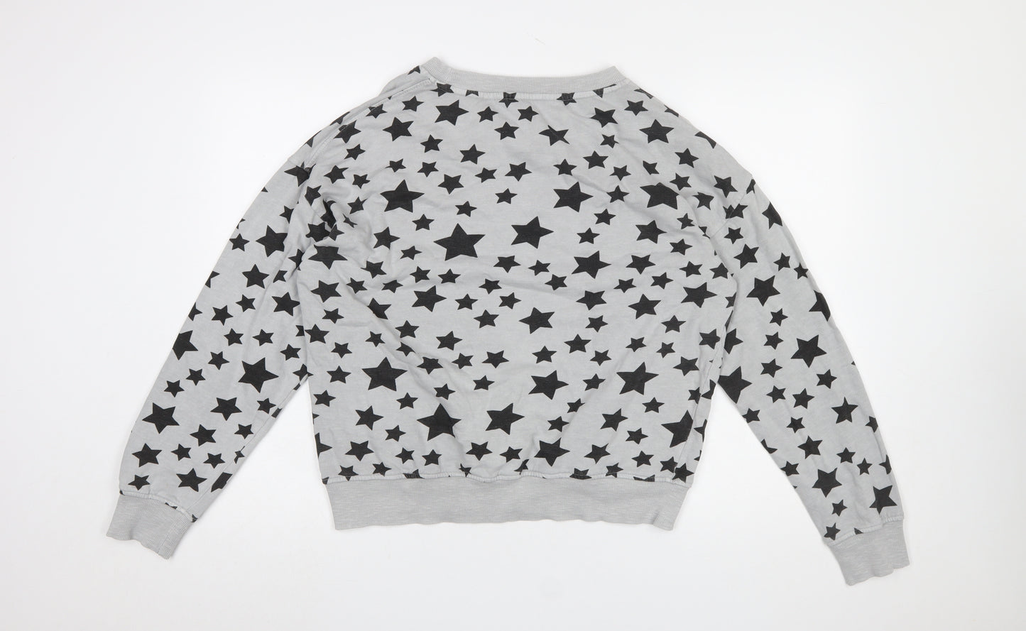 Regatta Great Outdoors Women's Grey Star Print Cotton Sweatshirt UK 10