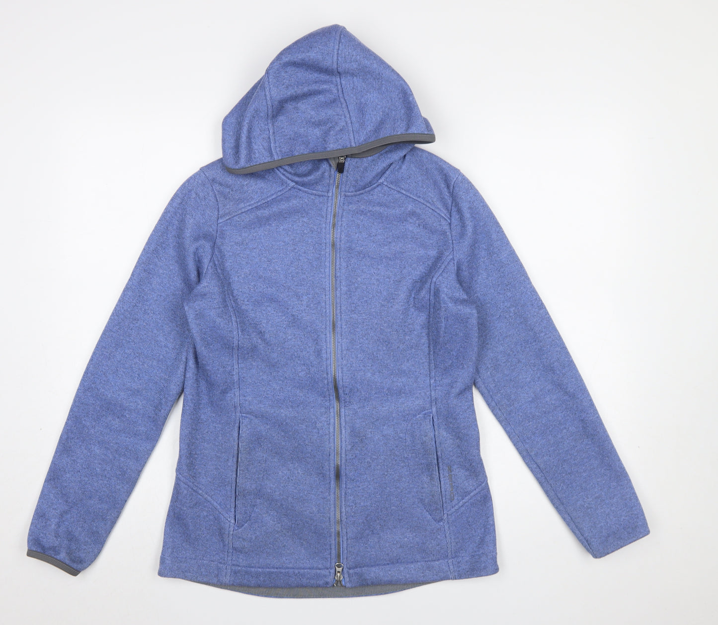 Zero Restriction Women's Blue Full Zip Hooded Sweatshirt Size S