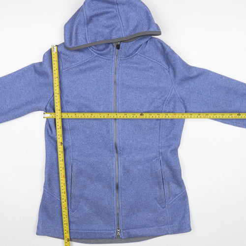 Zero Restriction Women's Blue Full Zip Hooded Sweatshirt Size S