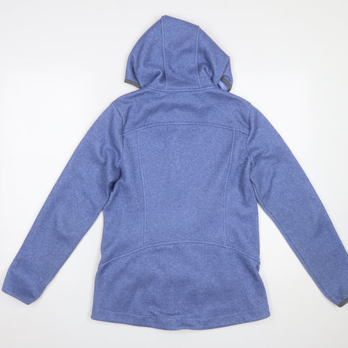 Zero Restriction Women's Blue Full Zip Hooded Sweatshirt Size S