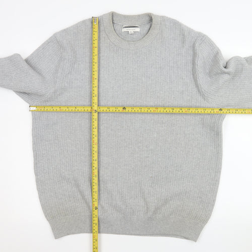 Marks and Spencer Mens Grey XL Crew Neck Knit Jumper