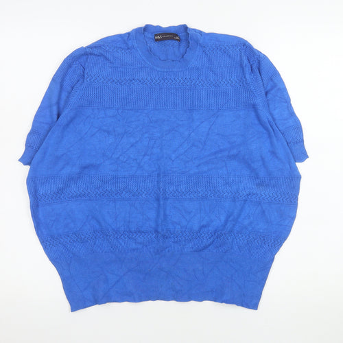 Marks and Spencer Women’s Blue Knit Short Sleeve Blouse Size 20