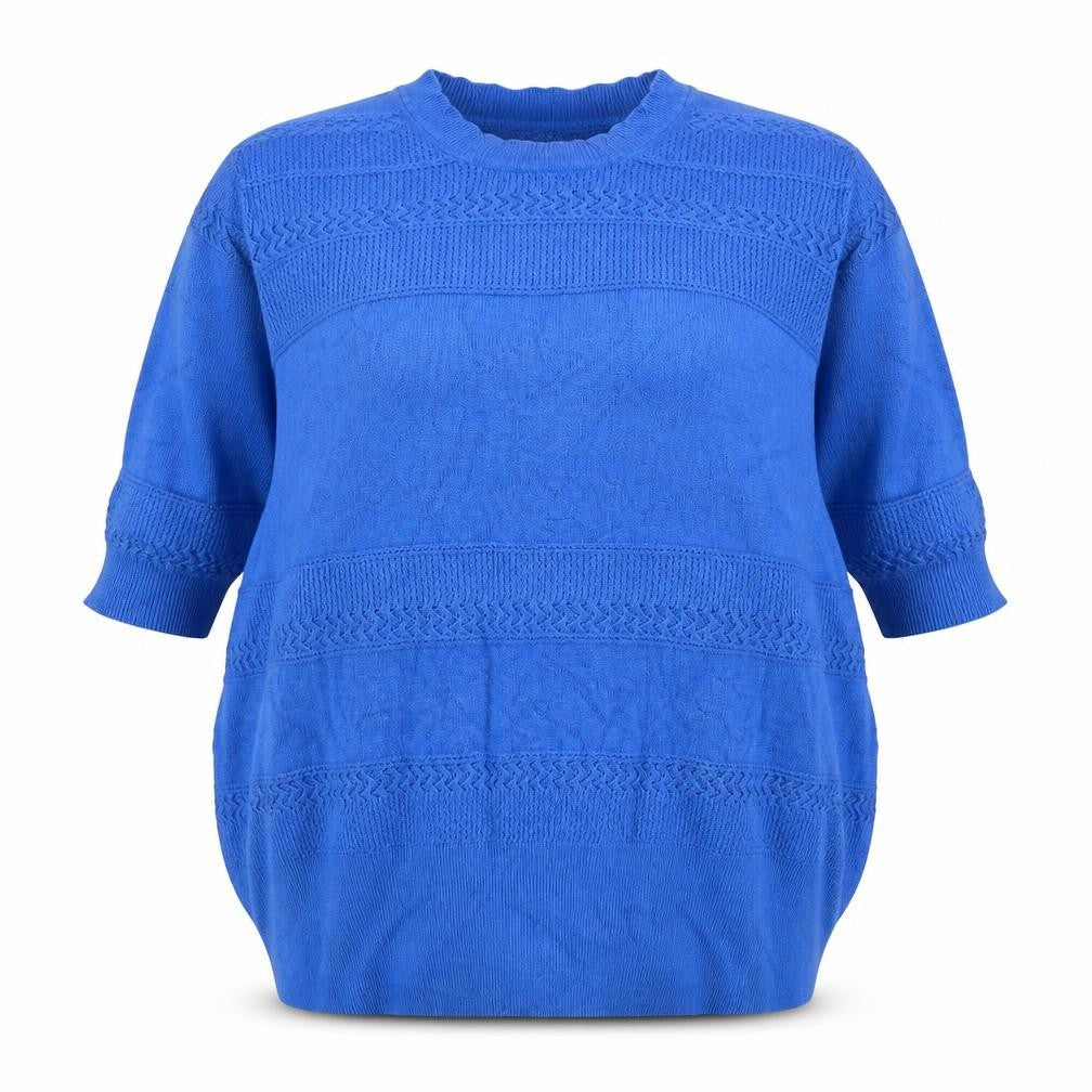 Marks and Spencer Women’s Blue Knit Short Sleeve Blouse Size 20