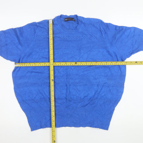 Marks and Spencer Women’s Blue Knit Short Sleeve Blouse Size 20