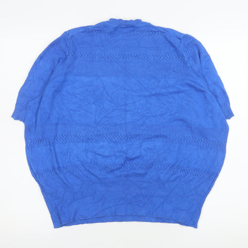 Marks and Spencer Women’s Blue Knit Short Sleeve Blouse Size 20