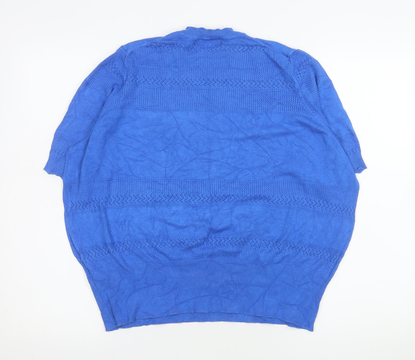 Marks and Spencer Women’s Blue Knit Short Sleeve Blouse Size 20