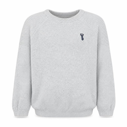 Next Boys Grey Cotton Jumper 3 Years Crew Neck Pullover