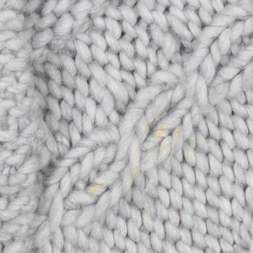 Marks & Spencer Women’s Grey Cable Knit Cardigan UK 16 Short Sleeve