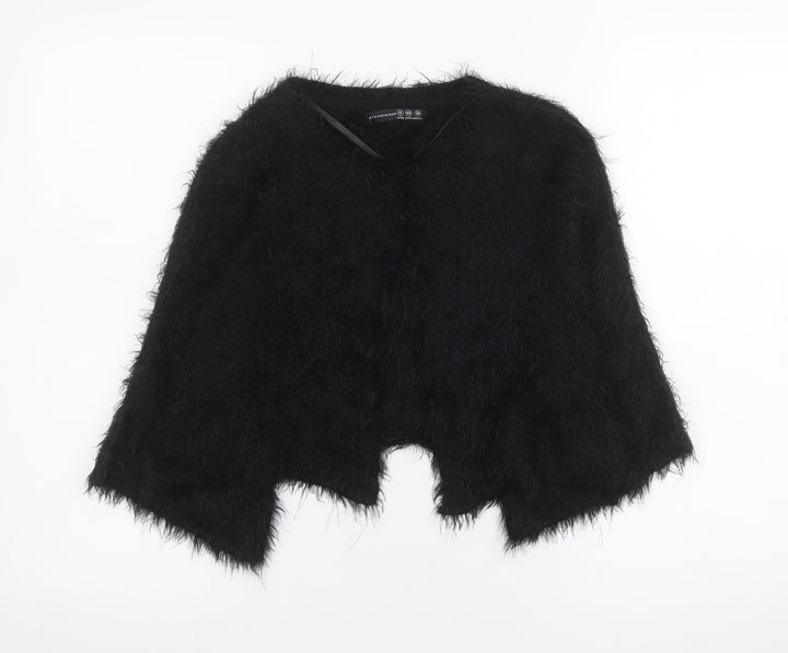 Atmosphere Women’s Black Fluffy Cape Jumper Size 12
