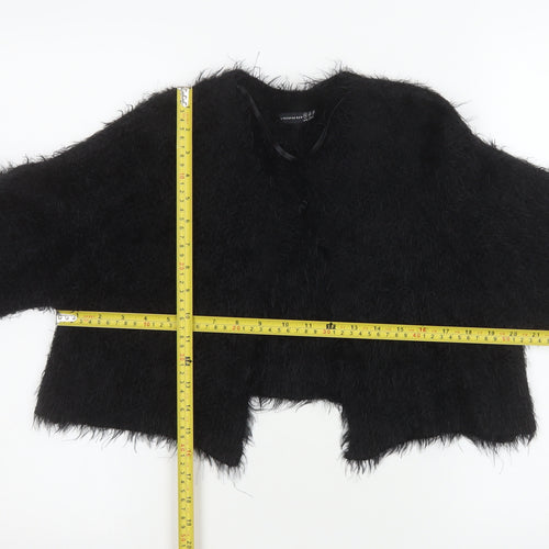 Atmosphere Women’s Black Fluffy Cape Jumper Size 12