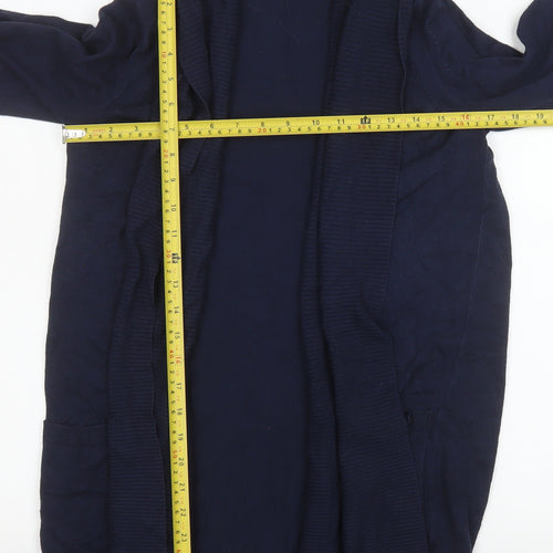 Marks and Spencer Women’s Navy Blue Open Front Knit Cardigan Size Small
