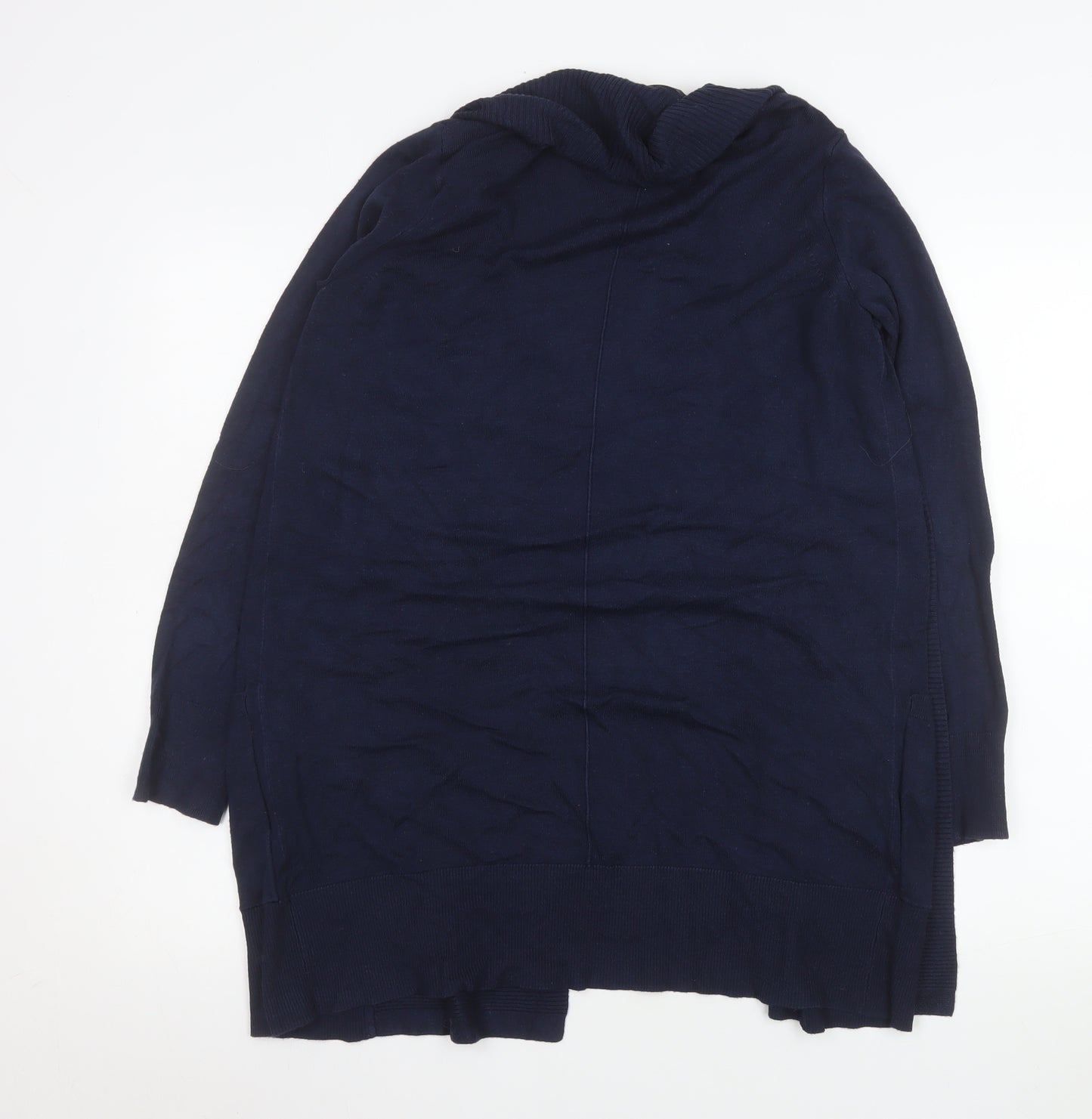 Marks and Spencer Women’s Navy Blue Open Front Knit Cardigan Size Small