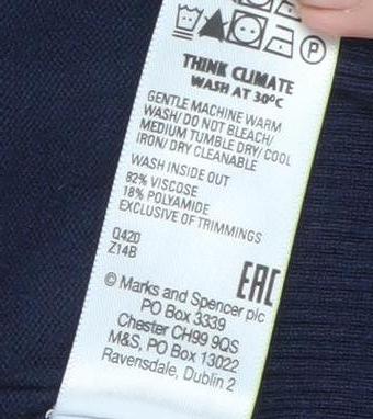 Marks and Spencer Women’s Navy Blue Open Front Knit Cardigan Size Small