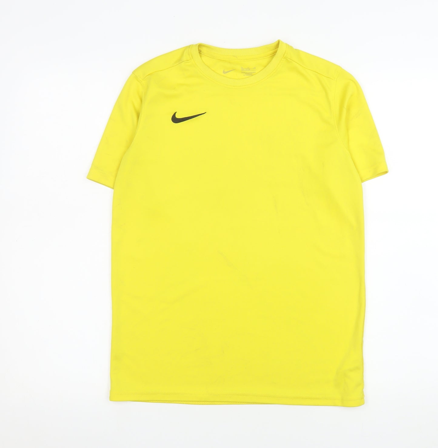 Nike Women's Yellow XL Dri-Fit Short Sleeve Active T-Shirt