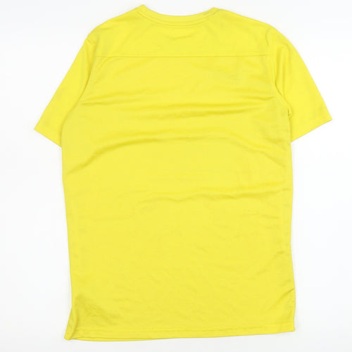 Nike Women's Yellow XL Dri-Fit Short Sleeve Active T-Shirt