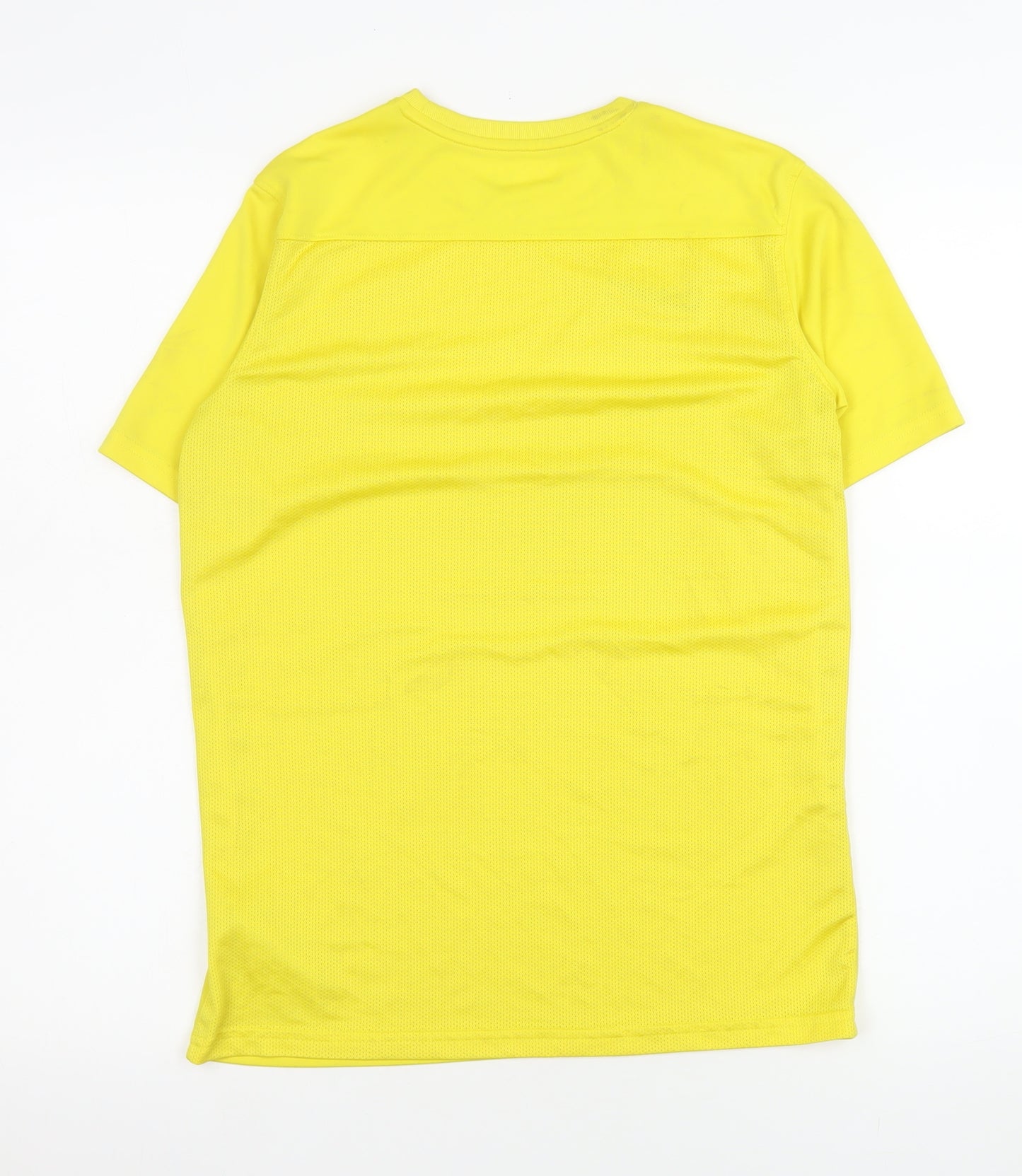 Nike Women's Yellow XL Dri-Fit Short Sleeve Active T-Shirt