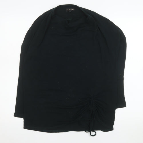 Phase Eight Women’s Black Long Sleeve Cowl Neck Tunic Top UK 8