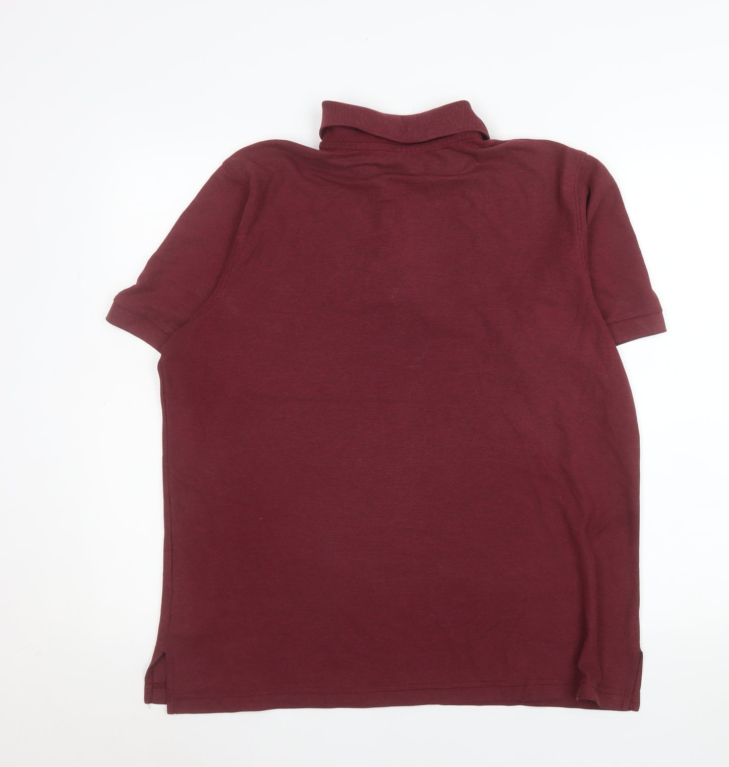 Hugo Boss Men's Red Pima Cotton Polo Shirt XL Regular Fit