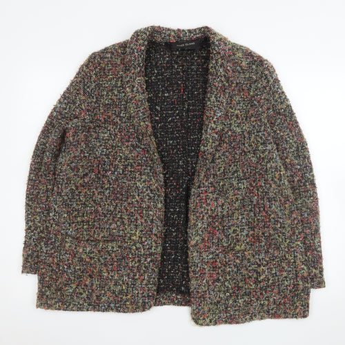 River Island Women's Multicoloured Bouclé Blazer Jacket UK 14 Classic Fit