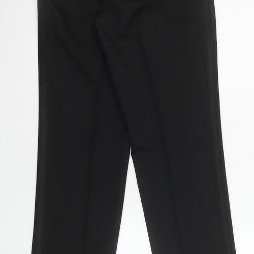 Taylor & Wright Men's Black 30in Waist 31in Leg Dress Trousers