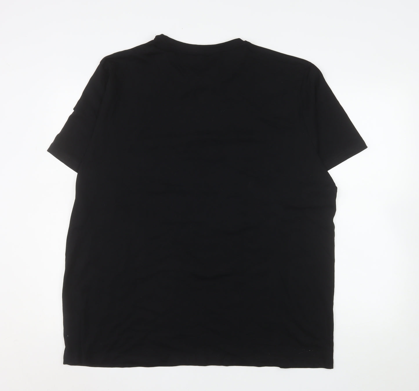 Dunnes Stores Men's Black 2XL Crew Neck Cotton T-Shirt