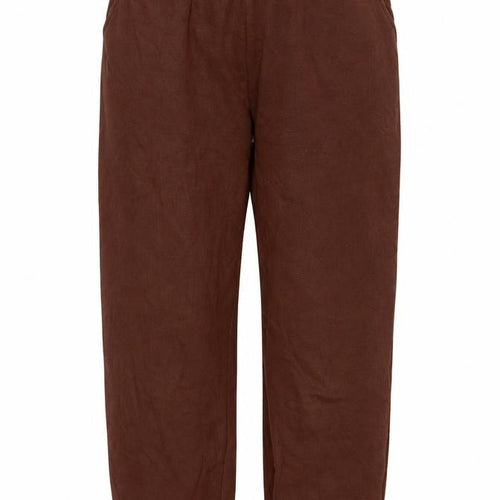 Zara Womens Brown Jogger Sweatpants L Cotton Blend Elastic Waist