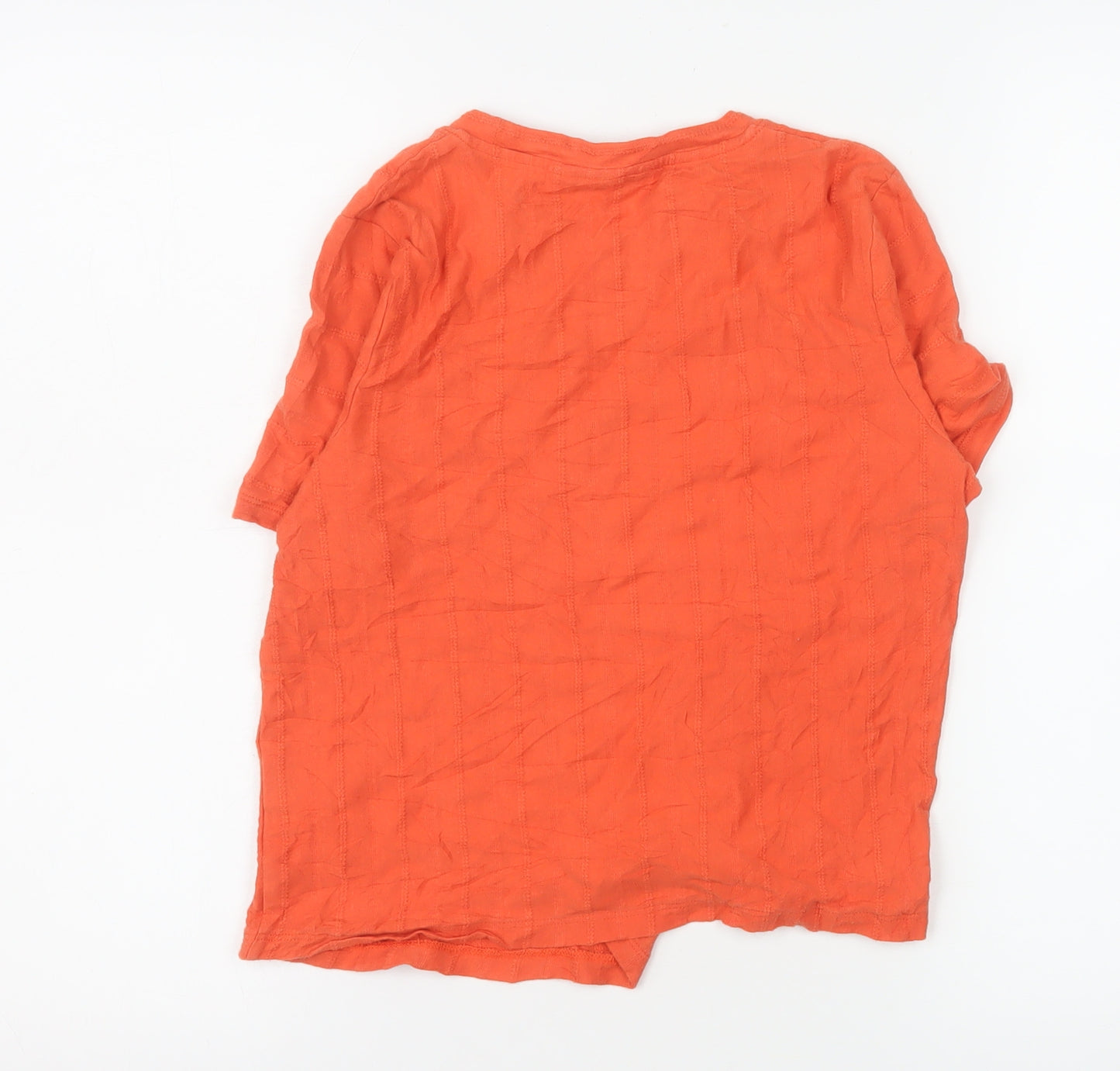 Boden Women’s Orange Cotton Short Sleeve Basic T-Shirt Size 6