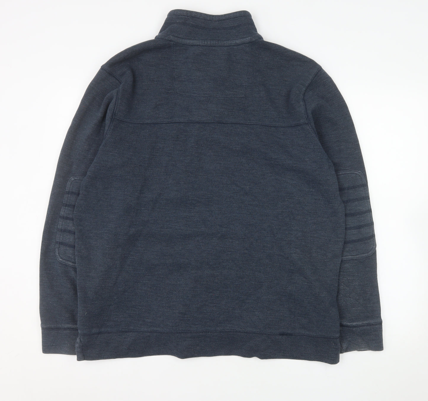Marks and Spencer Men’s Blue 1/2 Zip Knit Sweatshirt Large