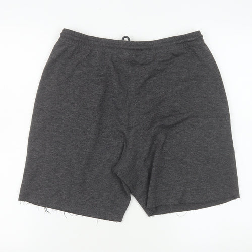 Machine Fitness Men's Grey Athletic Shorts Size L Gym Training