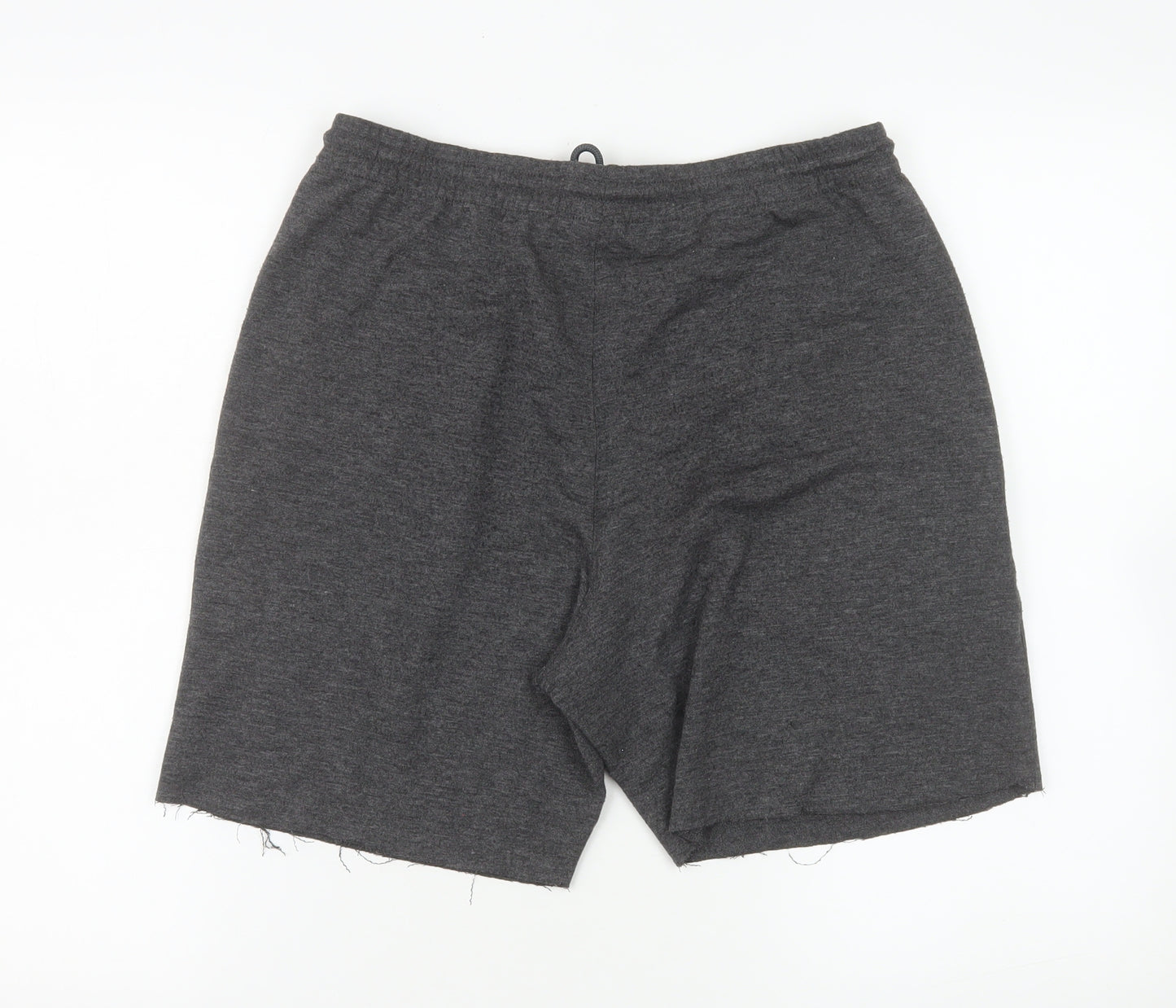 Machine Fitness Men's Grey Athletic Shorts Size L Gym Training