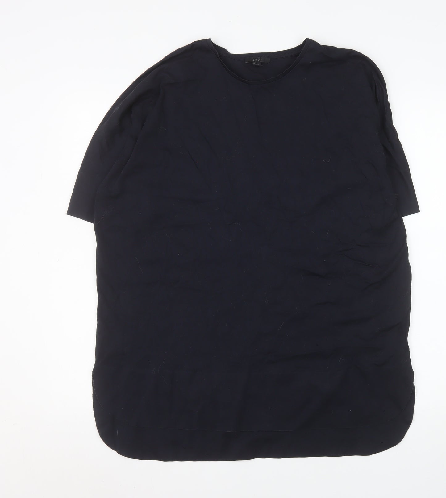COS Mens Black Cotton Short Sleeve Crew Neck T-Shirt Size S